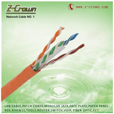 Factory supply cable utp cat5e and cat6 lan cable 305m